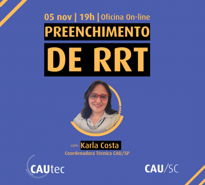 oficina de preenchimento de RRT